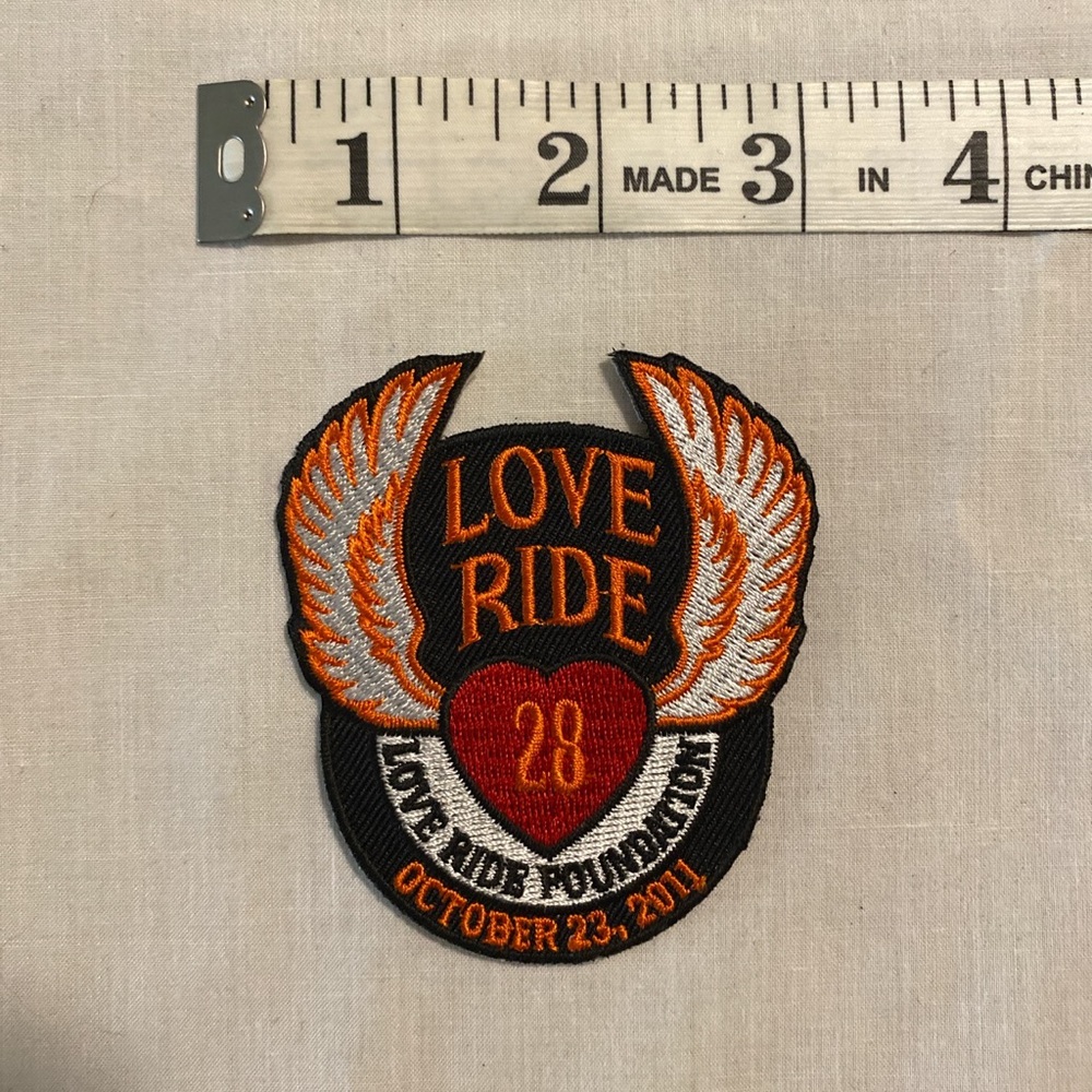 Love Ride logo patch
